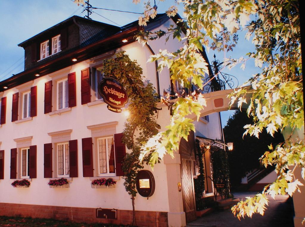 Gaestehaus Hebinger Am Schlosspark Deidesheim Extérieur photo